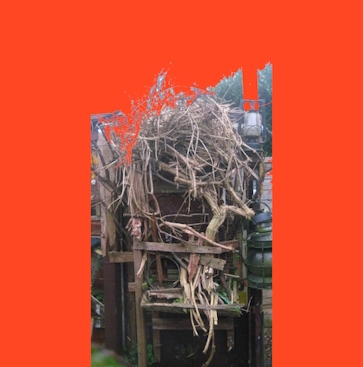 Garden Gallery Jesus installation w/ background