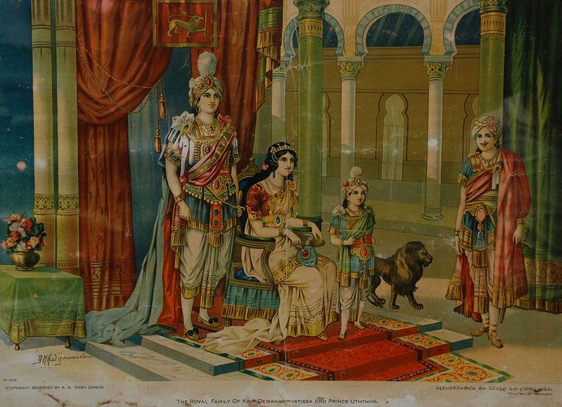 The_Sinhalese_Royal_Family_of_King_Devanampiya_Tissa_and_Prince_Uththiya