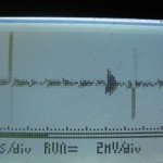 cross and ocean trace